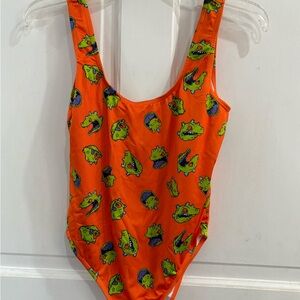 Nickelodeon Orange Cartoon Character Swimwear